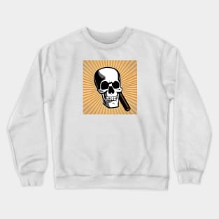 Skeleton with a cigar Crewneck Sweatshirt